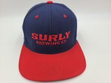 Surly Brewing Co Company Snapback Hat Cap Beer Minneapolis Minnesota Blue Red picture