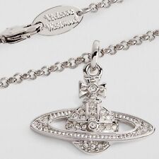 Authentic Vivienne Westwood Silver Mini Bas Relief Necklace Chain picture