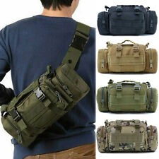 Tactical Military Chest Fanny Shoulder Waist Bag Camo Hunting Molle Camping Pack picture
