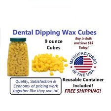 9 ounce - Yellow - Dental Dipping Wax Cubes +  picture