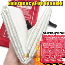 Large Fire Blanket Fireproof For Home Kitchen Office Caravan Emergency Safety US picture