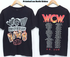 Rare Vintage 90's WCW Monday Nitro USA Tour T-shirt World Championship Wrest picture