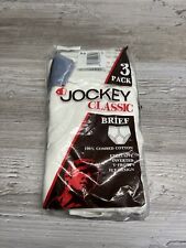 Vintage Jockey Classic Mens Briefs 36 2 Pack, Style 9007 Missing One New Open picture