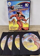 Where In The World Is Carmen Sandiego The Complete Series 4 DVD Set VGUC picture
