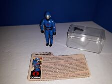 G.I. Joe 1982-1983 Cobra Commander v1.5 Swivel-Arm 100% COMPLETE w/ File Card picture