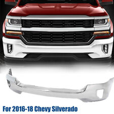 Chrome Front Bumper Face for Chevy Silverado 1500 w/ Fog 2016-2018 picture