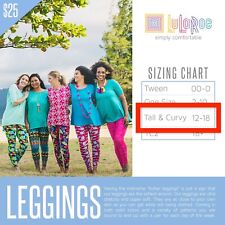 LuLaRoe TC Leggings NEW 50-80% OFF Buttery Soft (size 12-18) picture