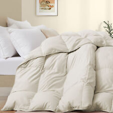 Oversized Down Feather Comforter Ultra Soft Cozy , King or Queen Bed Blanket picture
