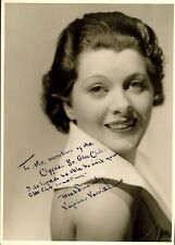 Vintage Virginia Verrill Signed Photo picture