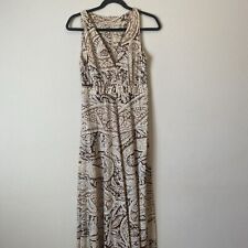Vintage Dress Mr. B of California 1960s Paisley Maxi Sleeveless Dress Size Small picture