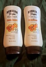 **TWO PACK** Hawaiian Tropic Weightless Hydration Sunscreen Lotion 15 SPF picture