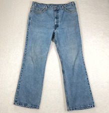 Vintage Levi’s 517 Jeans 38x30 Blue Denim Faded Bootcut 90s USA Made 40x30 Tag picture