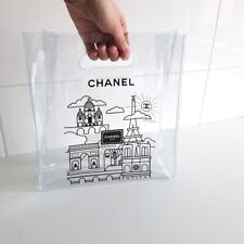 CHANEL VIP GIFT NEW Clear Transparent Plastic Makeup Bag Beauty Pouch Cosmeti... picture