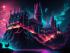 5D Diamond Painting Abstract Hogwarts Kit picture