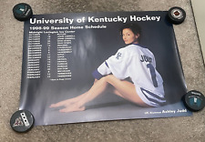 Vintage Ashley Judd University of Kentucky UK Hockey Poster Schedule picture