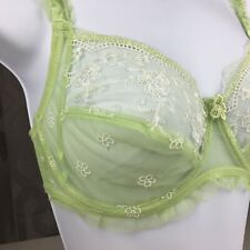 ALEGRO Sheer with Lace Underwire Sexy Lingerie Bra - Lime  9003 - NWT 30-40 picture