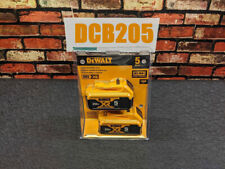 2 Pack Dewalt DCB205 20 volt Lithium 5.0 amp battery DCB205-2 New FAST SHIPPING picture