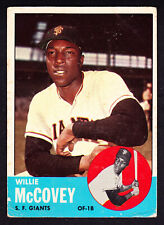 1963 TOPPS #490 WILLIE McCOVEY GIANTS picture