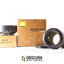 SIC [Almost UNUSED w Box Hood HS-12 ] Nikon Ai-s Nikkor 50mm f/1.2 MF Lens JAPAN picture