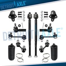 12pc Front Rear Lower Ball Joints Sway Bars Tie Rods Boots for Toyota Corolla picture