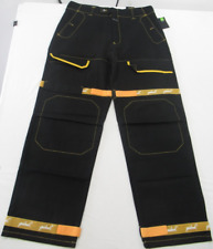 Vintage Marithe Francois Girbaud Jeans 36 Yellow Black Shuttle Tape Baggy Denim picture