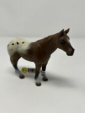 Schleich Appaloosa Stallion Chestnut Horse 13271 Spotted 2002 Retired-W/Tag picture