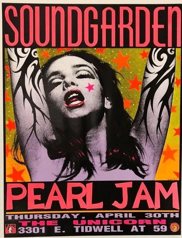 New 1992 SoundGarden Concert Poster Gift For Fans  DD120