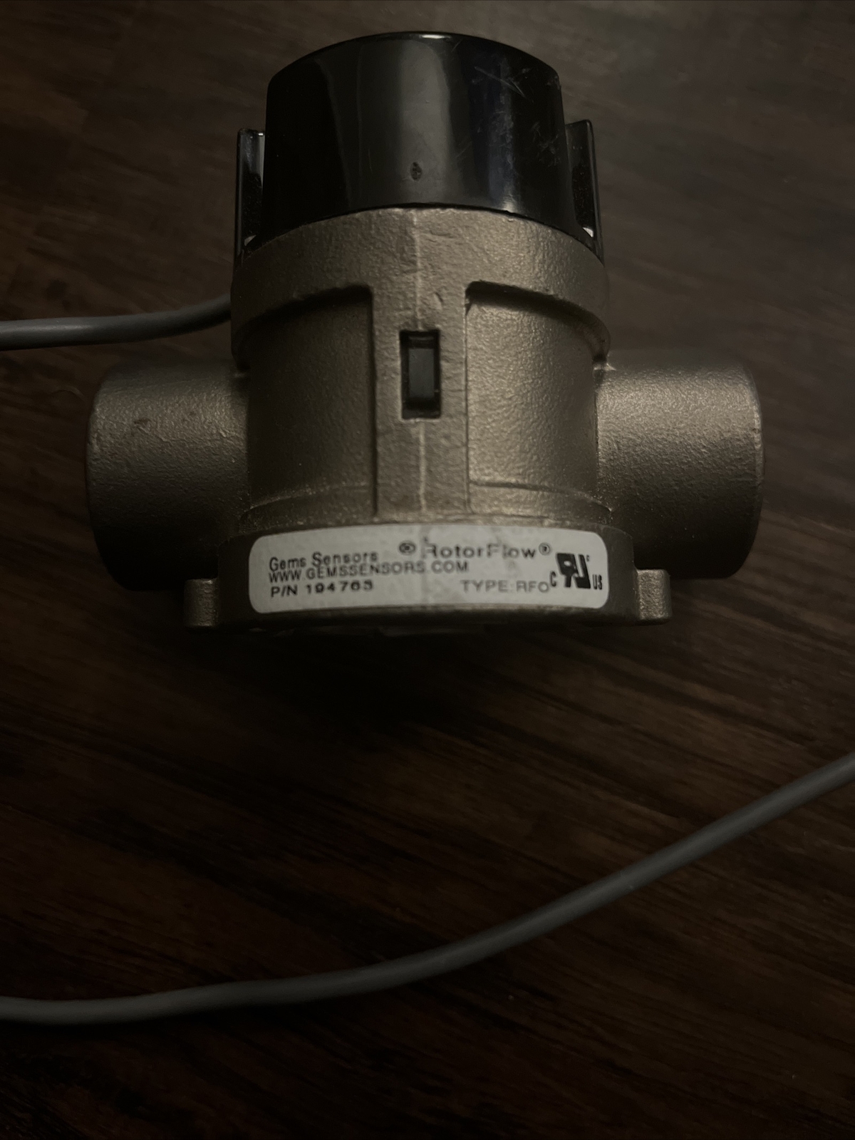 Rotary Flow Sensor Pulse Output 24vdc. 3/4in NPT