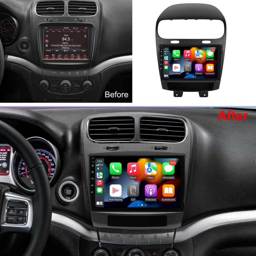 For 2012-2020 Dodge Journey Car Stereo Radio GPS Navi Android 15 Carplay 2+64GB
