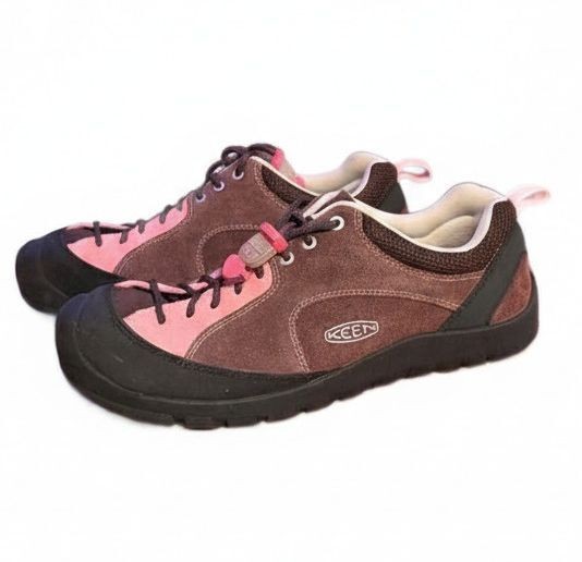 Worn once Men\'s Size 11 Suede KEEN Jasper Rocks SP, Bison/Violet Quartz colorway