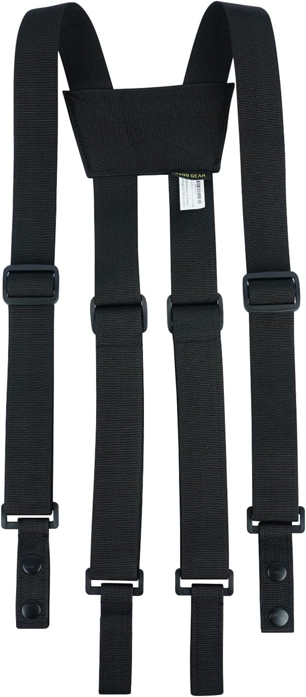 KUNN Tactical Suspenders Police Duty Belt Harness for Men,1.5 Inch Adjustable