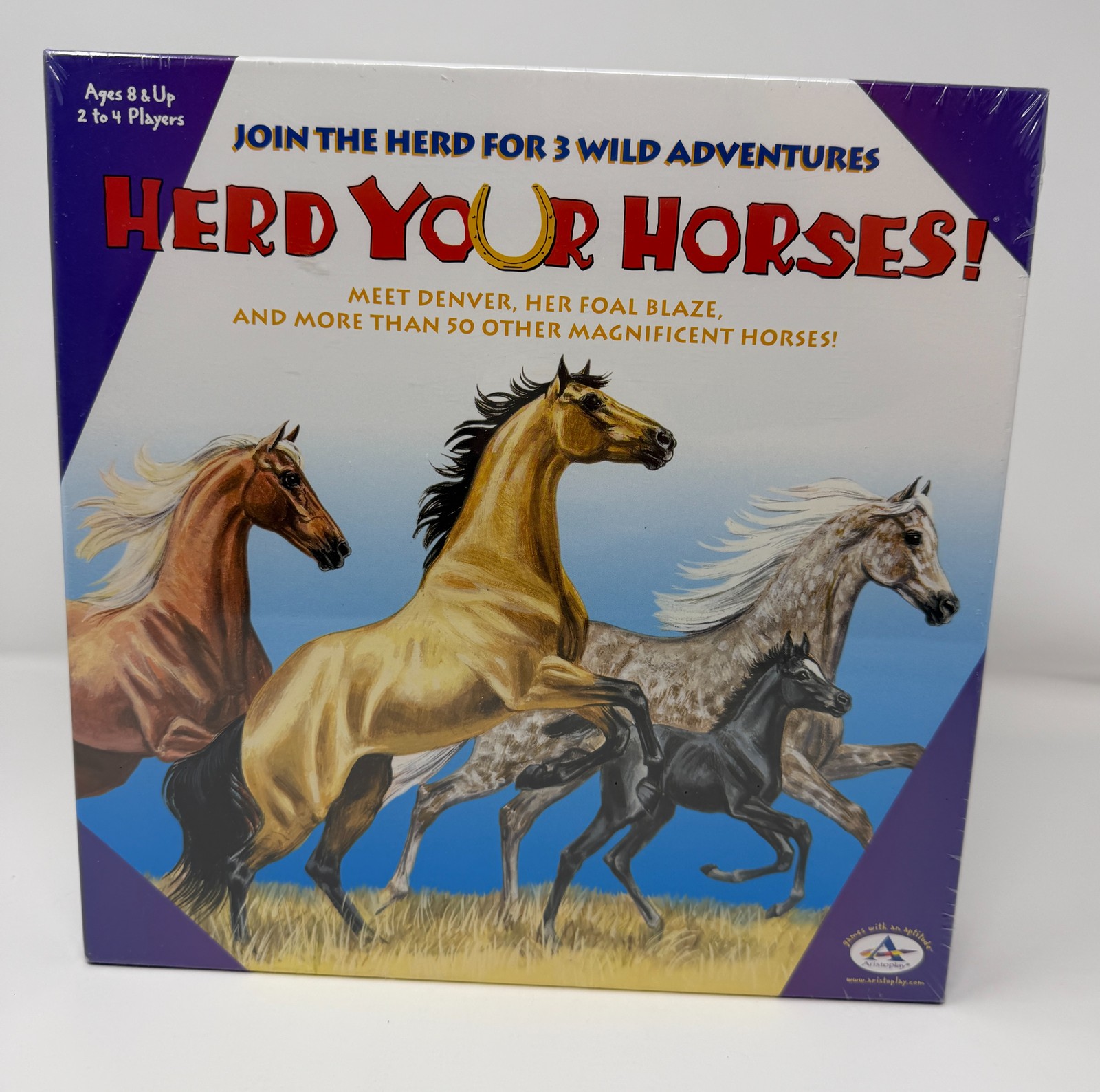 NEW SEALED Herd Your Horses Board Game Talicor Aristoplay Ages 8+ 2-4 Players