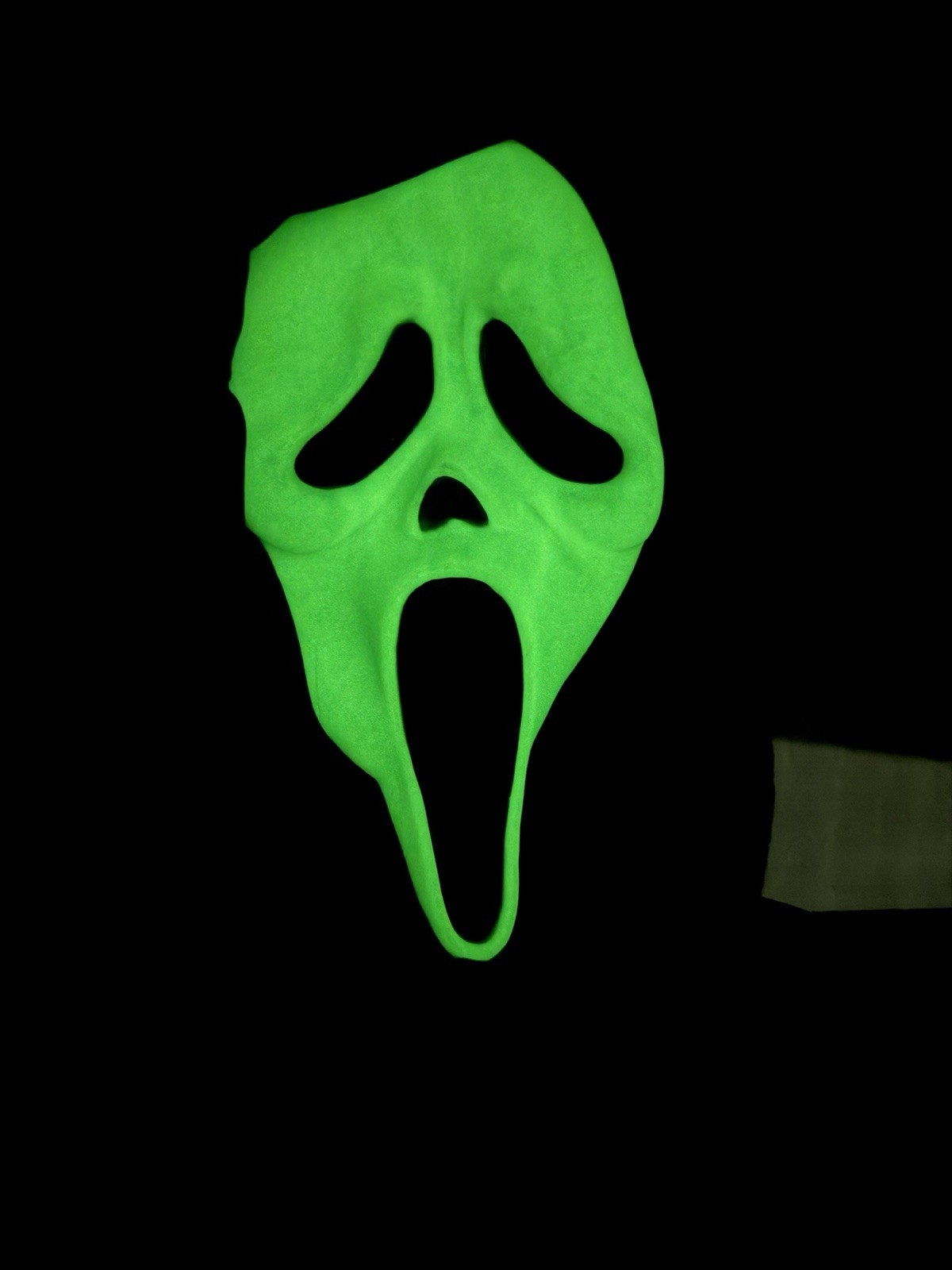 Vintage 90s Scream Mask Glow In The Dark Fun World Easter Unlimited Ghost Grail