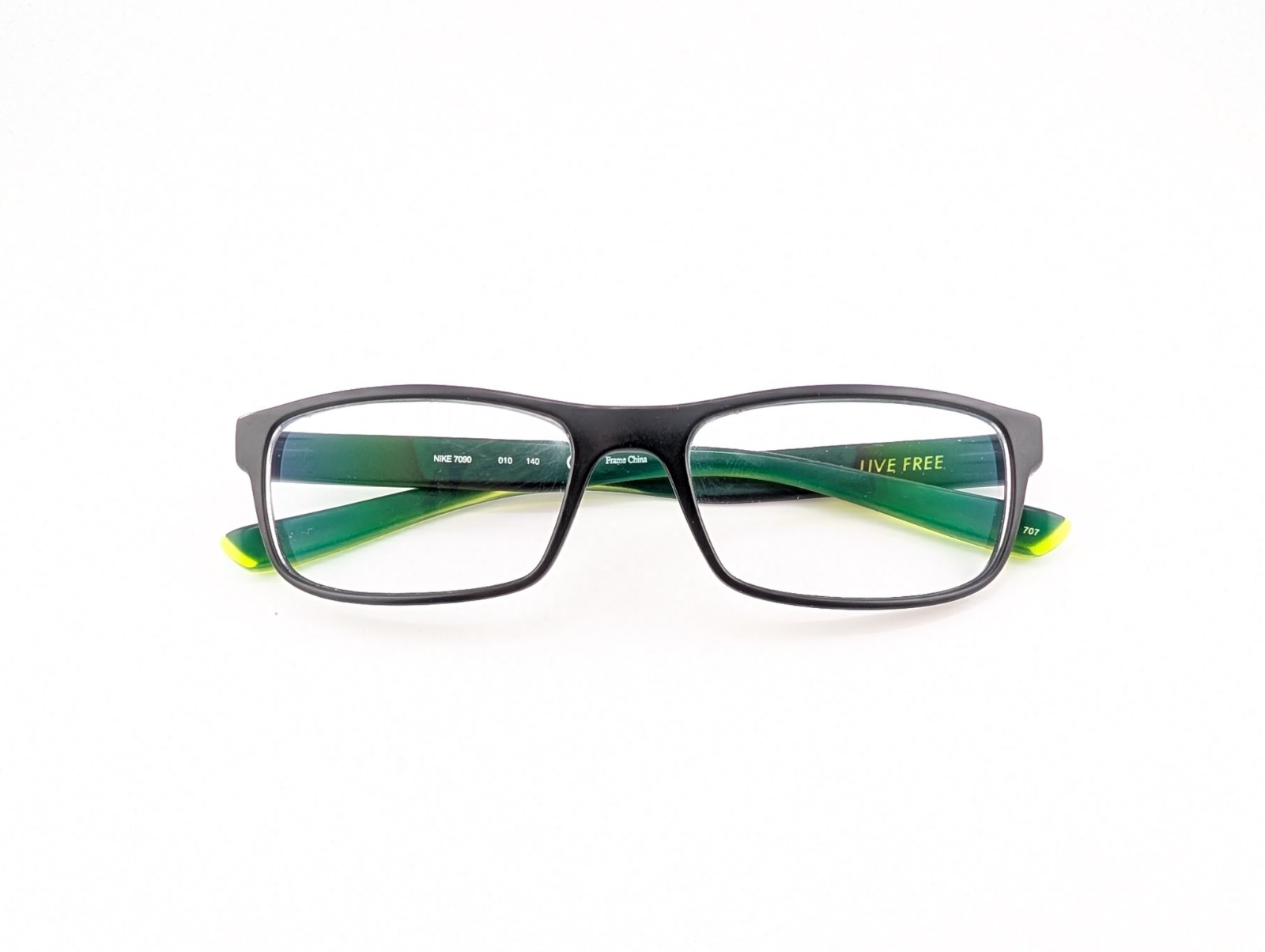 Nike Eyeglasses Frames Only, NIKE 7090 010, 55-17-140, Black