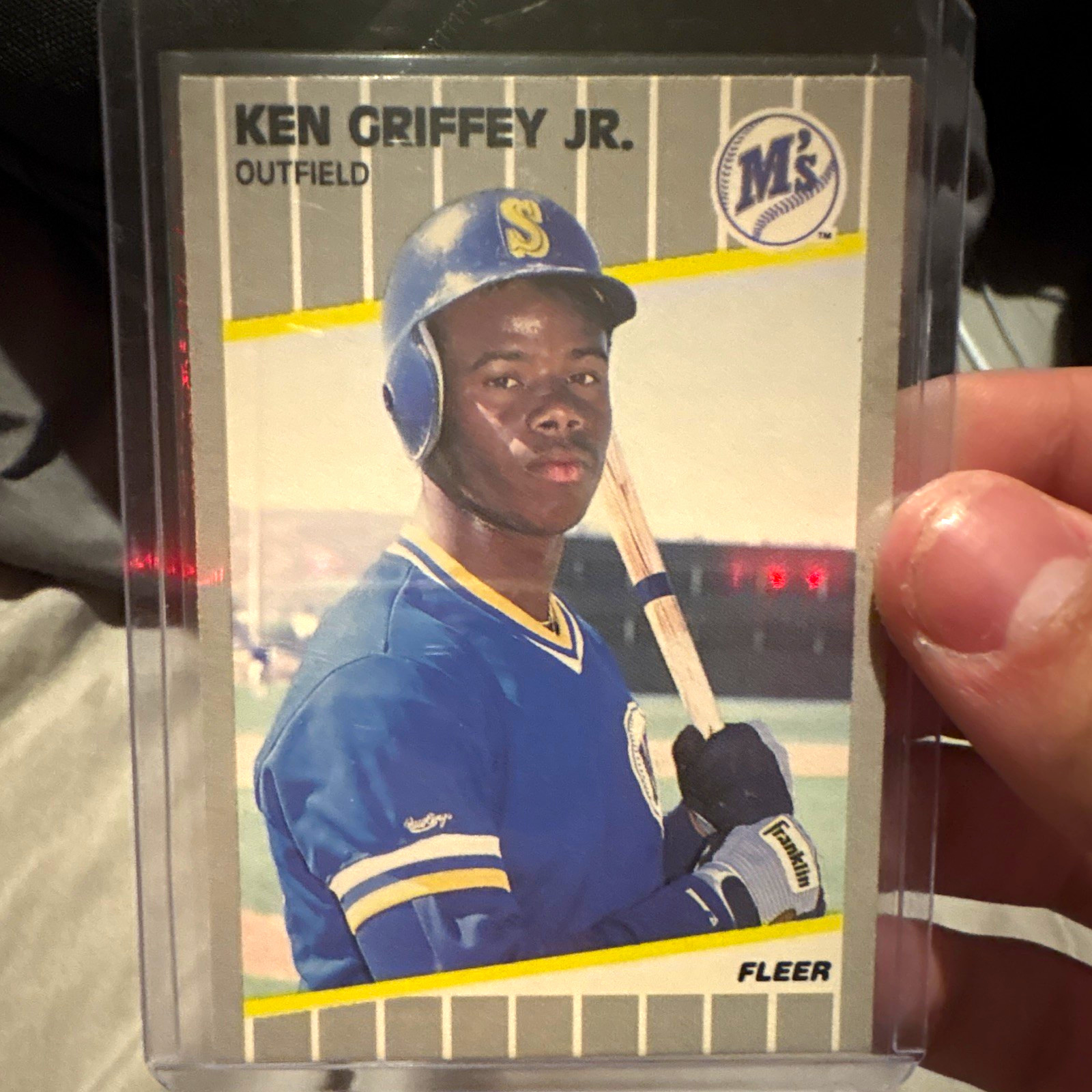 Fleer 1989 Fleer Ken Griffey Jr. RC Rookie Base #548 Seattle Mariners