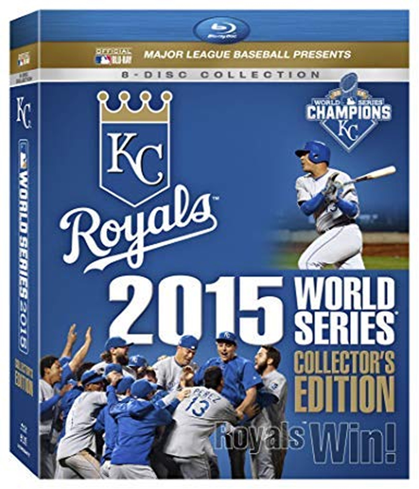 Kansas City Royals World Series (FACTORY SEALED) Blu-ray 8-Disc Collector\'s Ed