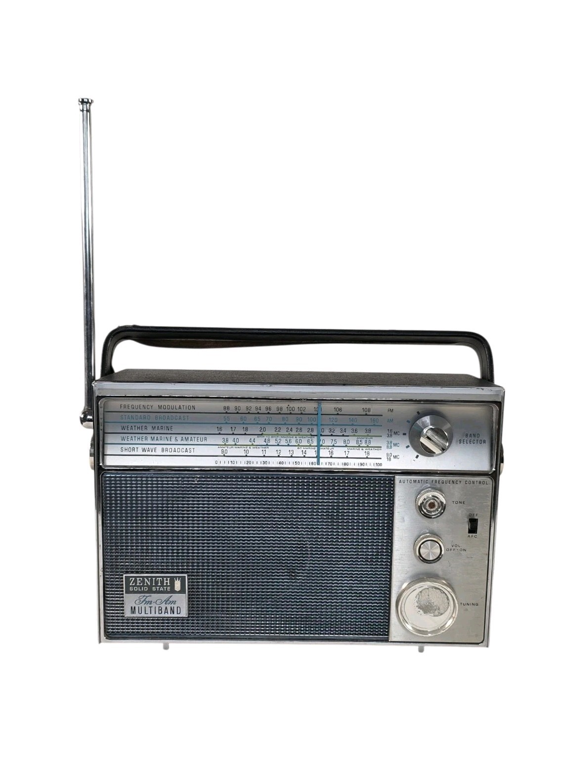 Zenith Royal 94 Solid State FM AM Multi Band Marine Weather Short Wave Radio