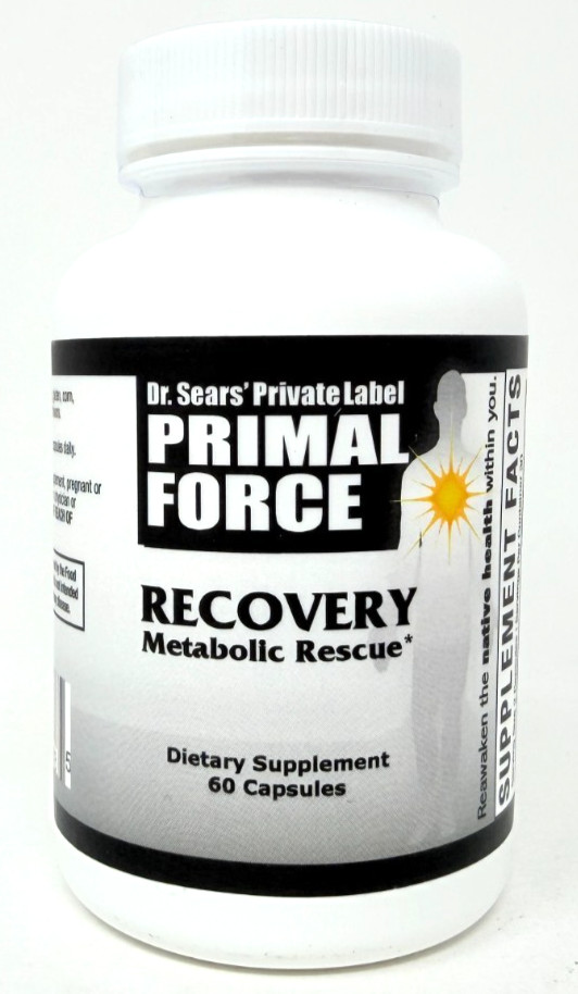 Dr. Sears\' Private Label Primal Force RECOVERY 60 Capsules Metabolic Rescue