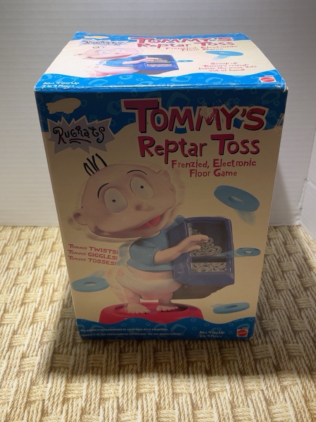 Vintage 1999 Rugrats Tommy’s Reptar Toss Mattel Electronic Floor Game Boxed