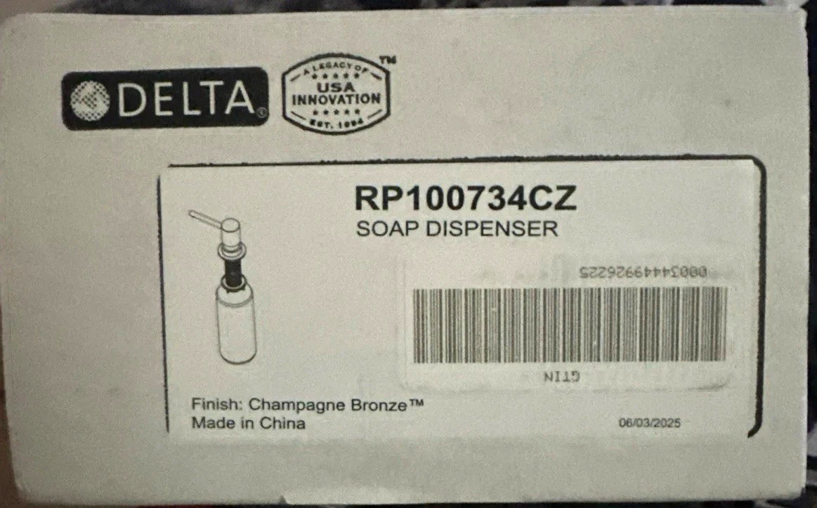 Delta Faucet RP100734CZ Trinsic Metal Soap Dispenser Champagne Bronze