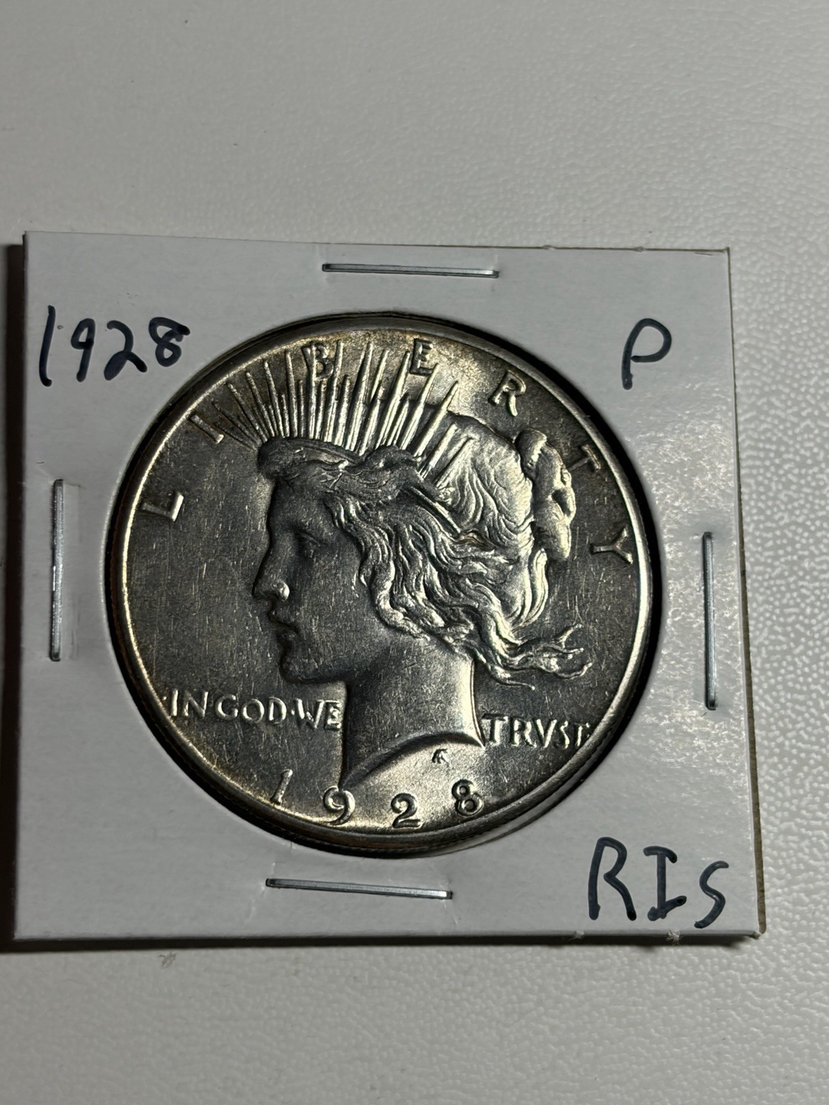 1928 P PEACE SILVER DOLLAR UNC KEY DATE 1928 P PEACE SILVER DOLLAR UNC KEY DATE