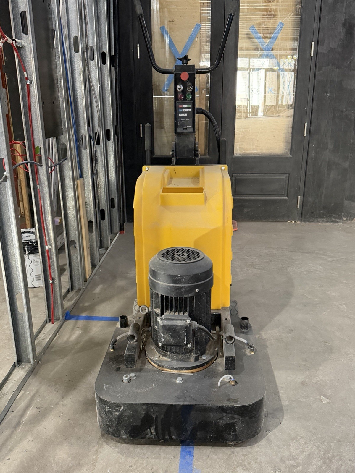 Updated 220V Concrete Floor Grinder 10HP Powerful Wet And Dry Ground Polisher