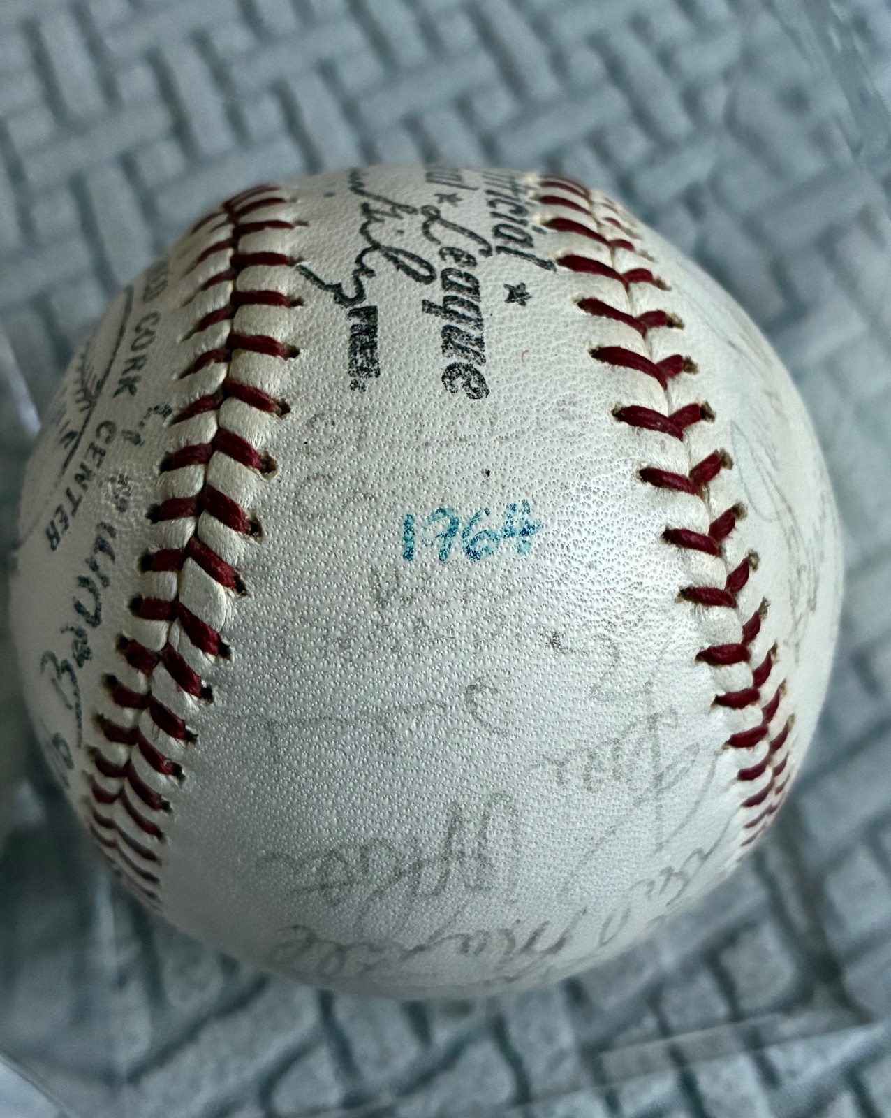 1964 St. Louis Cardinals Team Signed Baseball: 24 Signatures. Beckett Reviewed