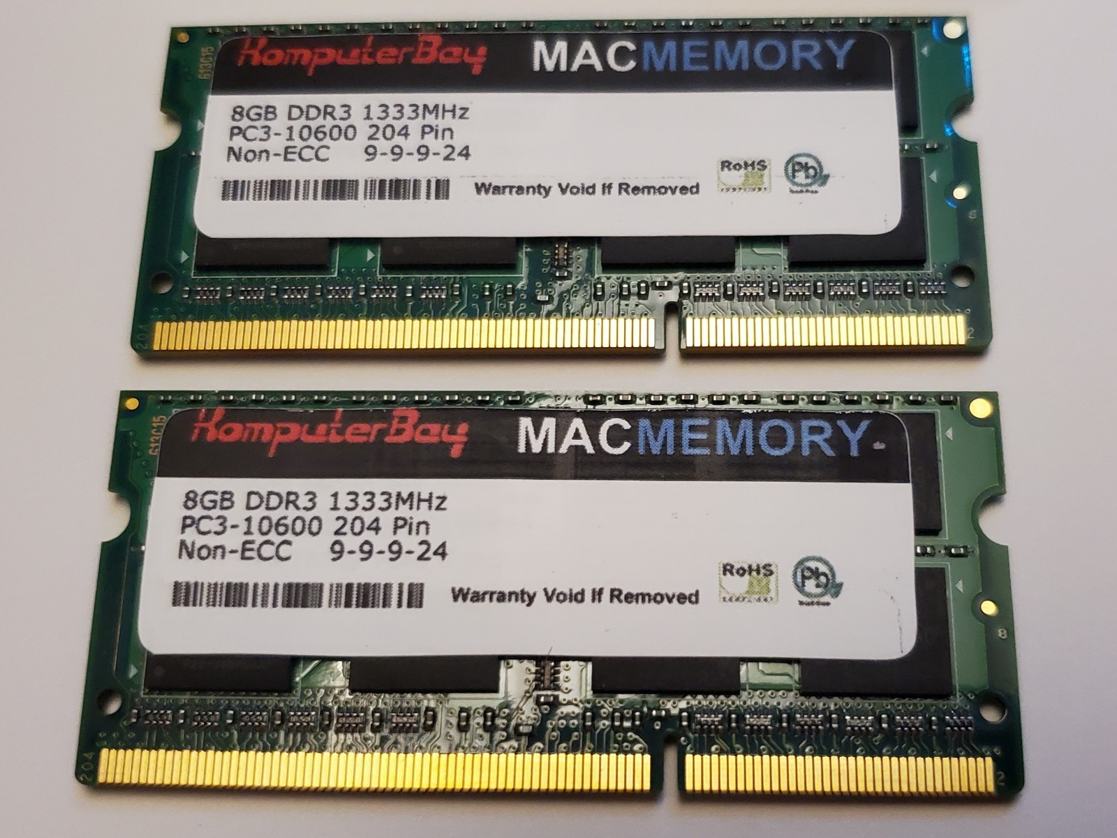 16GB 2x8GB DDR3 1333MHz PC3-10600 SODIMM Mac Memory for MacBook Air/Pro Mac RAM