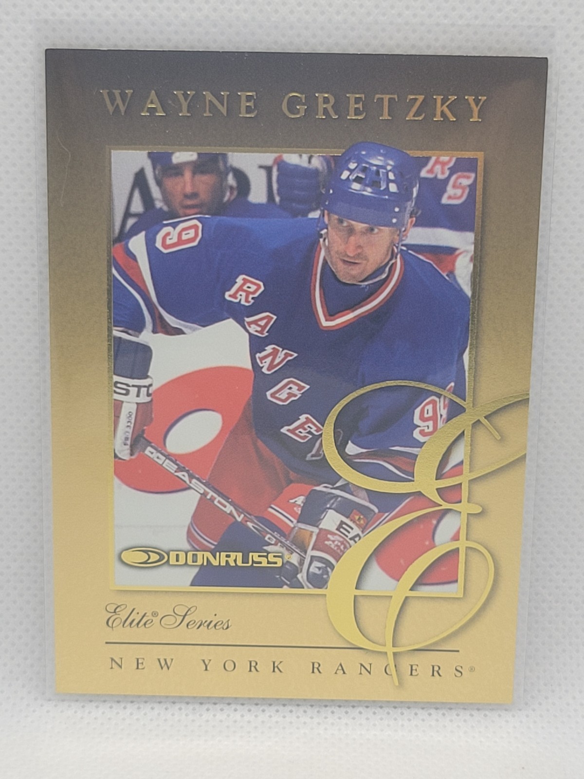 1997-98 Donruss Wayne Gretzky Elite Series #ed 0126/2500 Rangers 1997-98 Donruss Wayne Gretzky Elite Series #ed 0126/2500 Rangers