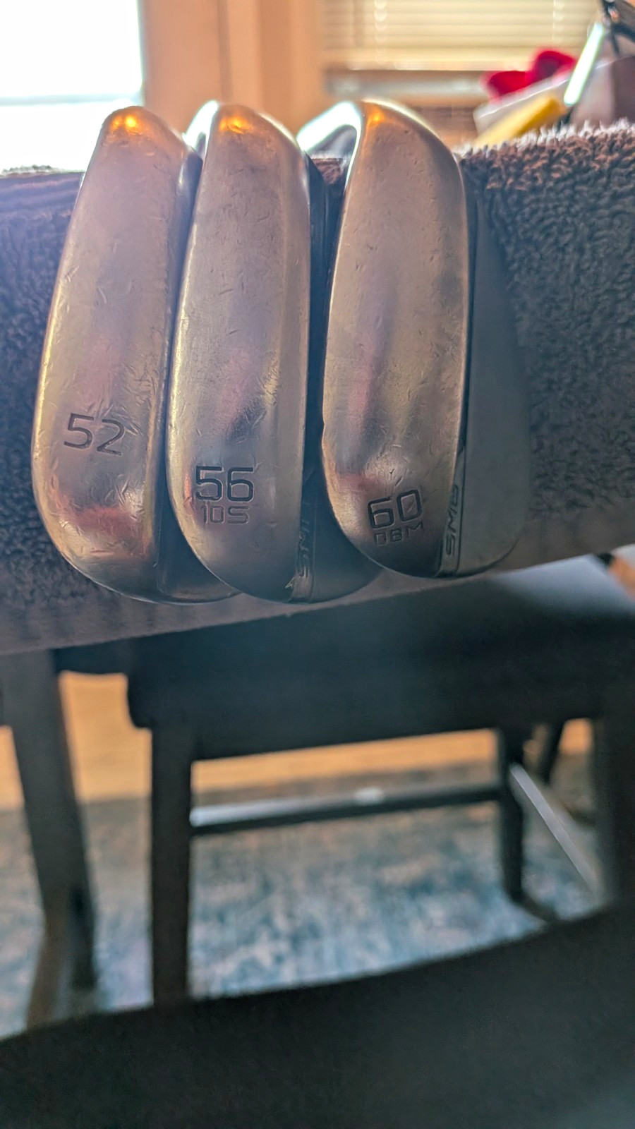 Titleist Vokey SM8 Black Wedge Set 3pc RH 52/56/60 Bounce 08/10 Titleist Vokey SM8 Black Wedge Set 3pc RH 52/56/60 Bounce 08/10
