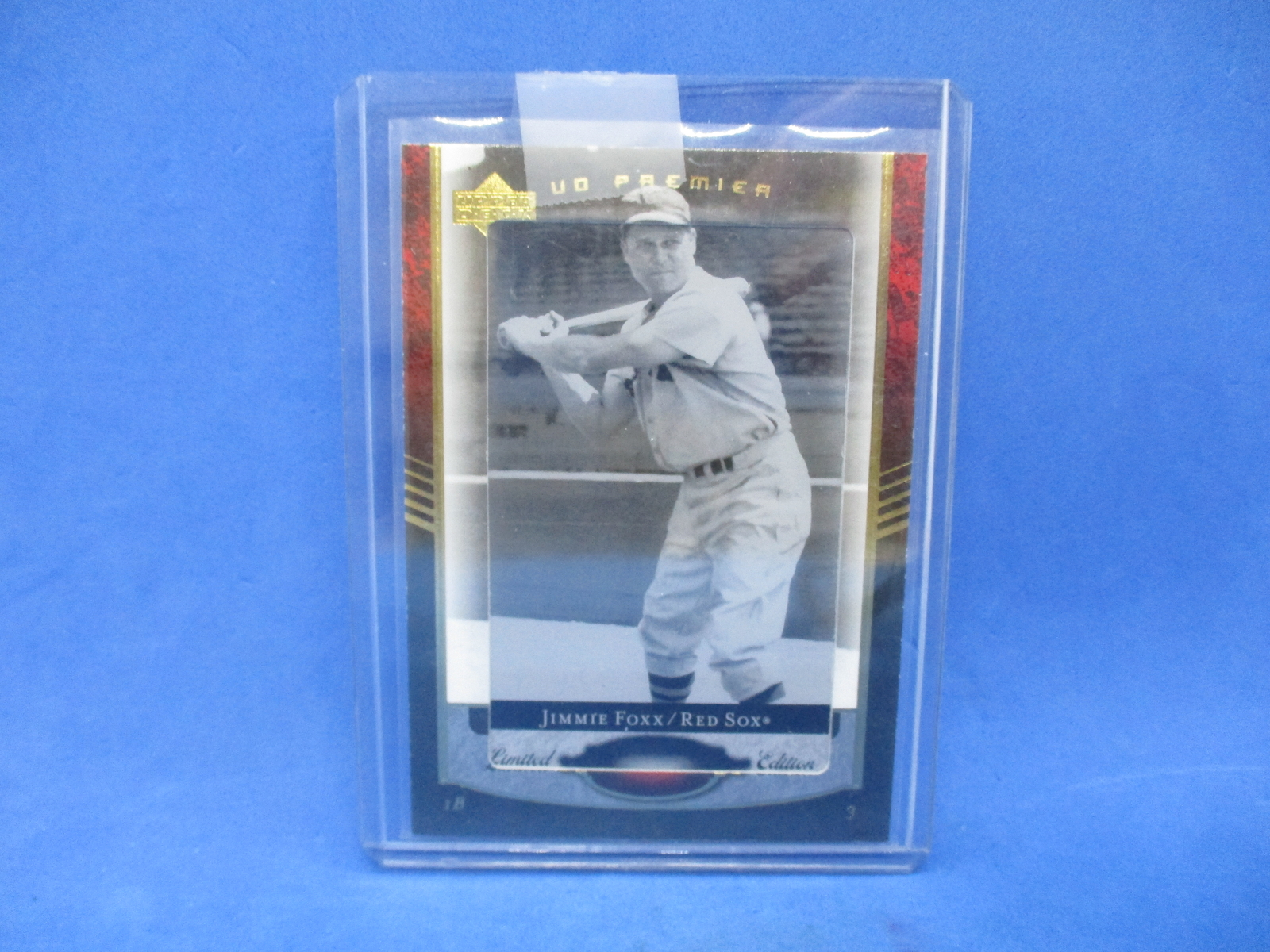 2007 UD Premier Print Plate Jimmy Foxx 1/1 One Of One Boston Red Sox HOF 2007 UD Premier Print Plate Jimmy Foxx 1/1 One Of One Boston Red Sox HOF