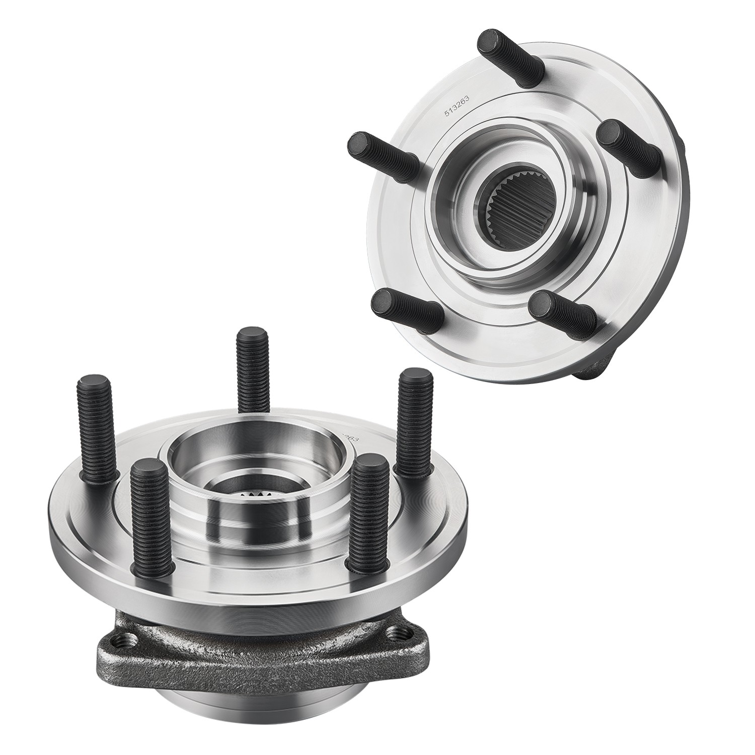 Pair Front Wheel Hub Bearing Assembly Fits 2007-2017 Jeep Patriot 2.0L 2.4L
