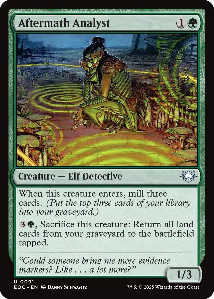 MTG EOC U Aftermath Analyst #91 NM MTG EOC U Aftermath Analyst #91 NM