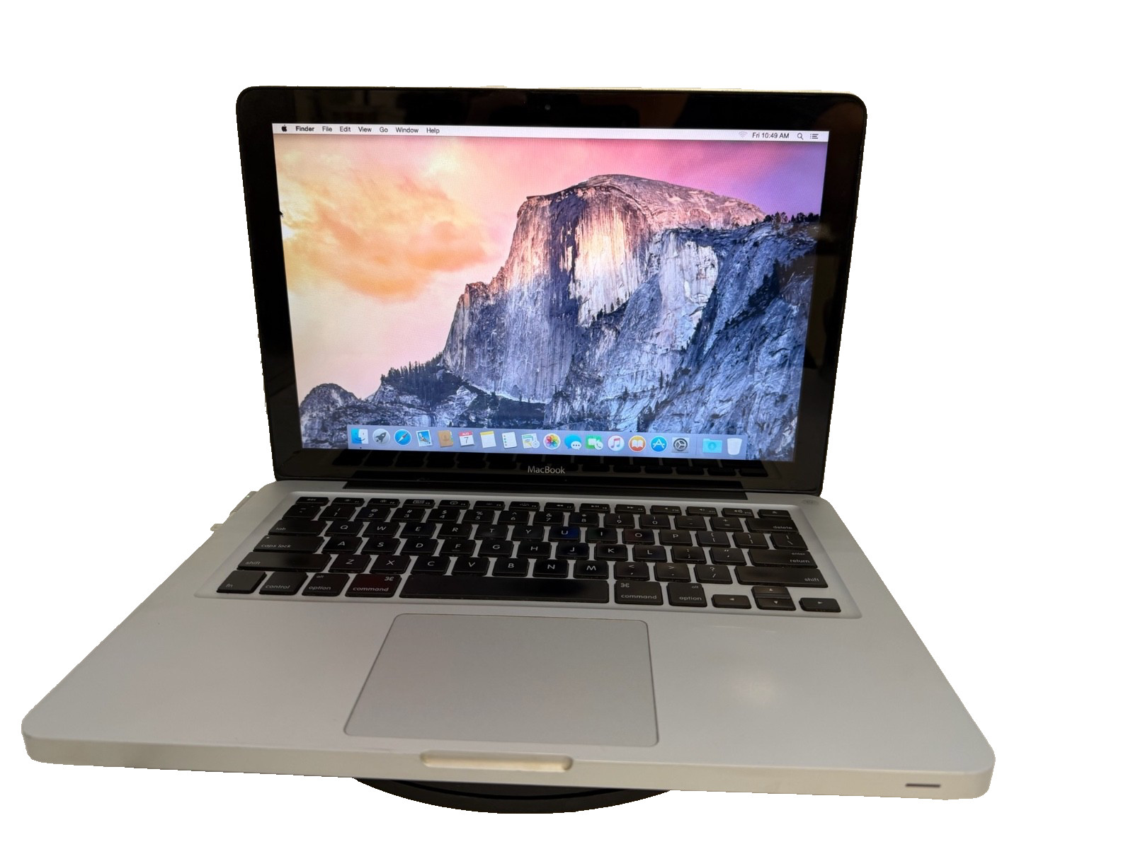 Apple Macbook A1278 Unibody-2008-C2D-4GB Ram 256GB SSD OS Yosemite (11715)